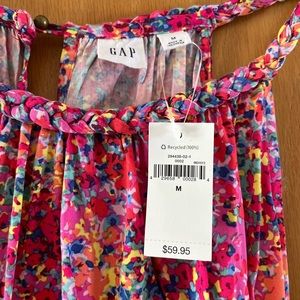 Gap, multicolored floral romper, size M, new with tags
